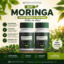 2 Potes de Moringa com 60 cápsulas cada *Mais Vendido*
