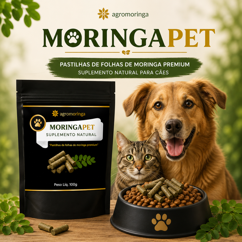 Moringa Pet 1 Pacote com 100G