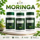 3 Potes de Moringa com 60 cápsulas cada