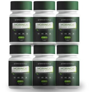 6 potes de moringa com 60 cápsulas cada