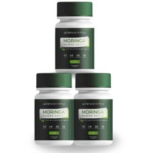 3 potes de moringa com 60 cápsulas cada