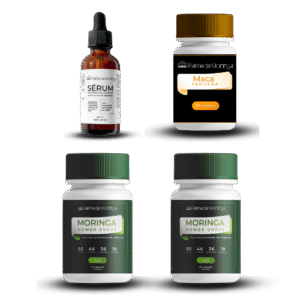 Kit 1 Sérum + 2 moringas em cápsulas + 1 maca peruana